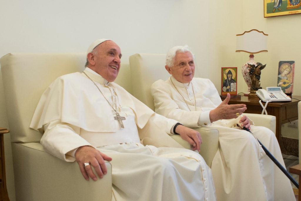 Image result for benedict xvi and francis