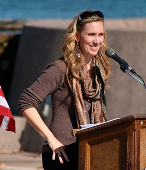Melanie Pritchard, pictured here during a 2010 Life Rally, will speak during this year's Women's Conference. (Ambria Hammel/CATHOLIC SUN FILE PHOTO)
