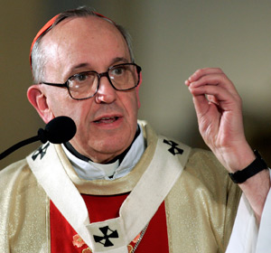 The world's cardinals meeting in conclave elected Cardinal Jorge Mario Bergoglio of Buenos Aires, Argentina, a 76-year-old Jesuit, as pope. He took the name Francis I. He is pictured in a 2005 photo. (CNS photo/Enrique Marcarian, Reuters) 