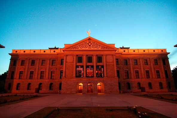 The Arizona State Capitol building. The 9th U.S. Circuit Court of Appeals has struck down an Arizona law banning abortions after 20 weeks. The Mother's Health and Safety Act, passed by the Arizona Legislature and signed by Gov. Jan Brewer in 2012, was originally upheld by a federal judge but subsequently challenged. (J.D. Long-Garcia/CATHOLIC SUN FILE PHOTO)