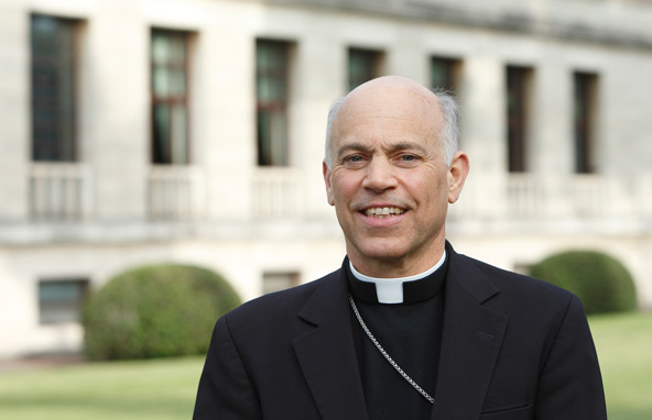 Archbishop Salvatore J. Cordileone of San Francisco is pictured after an interview in Rome June 26. Speaking hours after U.S. Supreme Court rulings on the Defense of Marriage Act and California's Proposition 8, Archbishop Cordileone said he was 