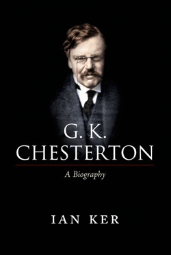 This is the cover of "G.K.Chesterton: A Biography” by Ian Ker." The book is reviewed by Graham Yearley. (CNS)
