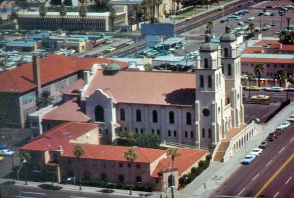 St. Mary's Basilica, circa 1970. 