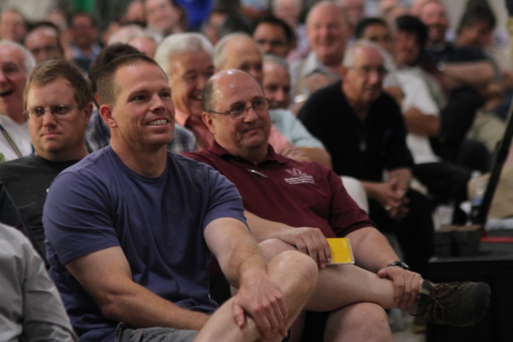 More than 1,500 men gathered for the annual Catholic Men's Conference March 22 at Xavier College Preparatory in Phoenix. (Ambria Hammel/CATHOLIC SUN) 