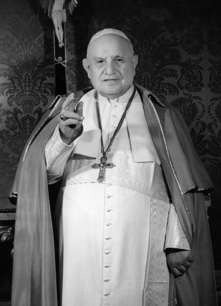 Pope John XXIII is pictured in a portrait taken not long after his election on Oct. 28, 1958. (CNS file photo)