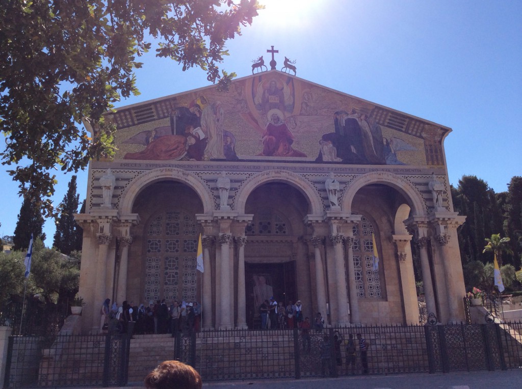 Church near the Garden of Gethsemane in Jerusalem. 