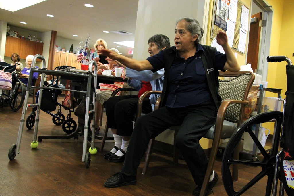 Daily exercise and cognitive activities alongside crafts, special activities and friendly conversation keep seniors and adults with disabilities who attend one of the Foundation for Senior Living’s three adult day health centers healthy and as independent as possible. (Ambria Hammel/CATHOLIC SUN)