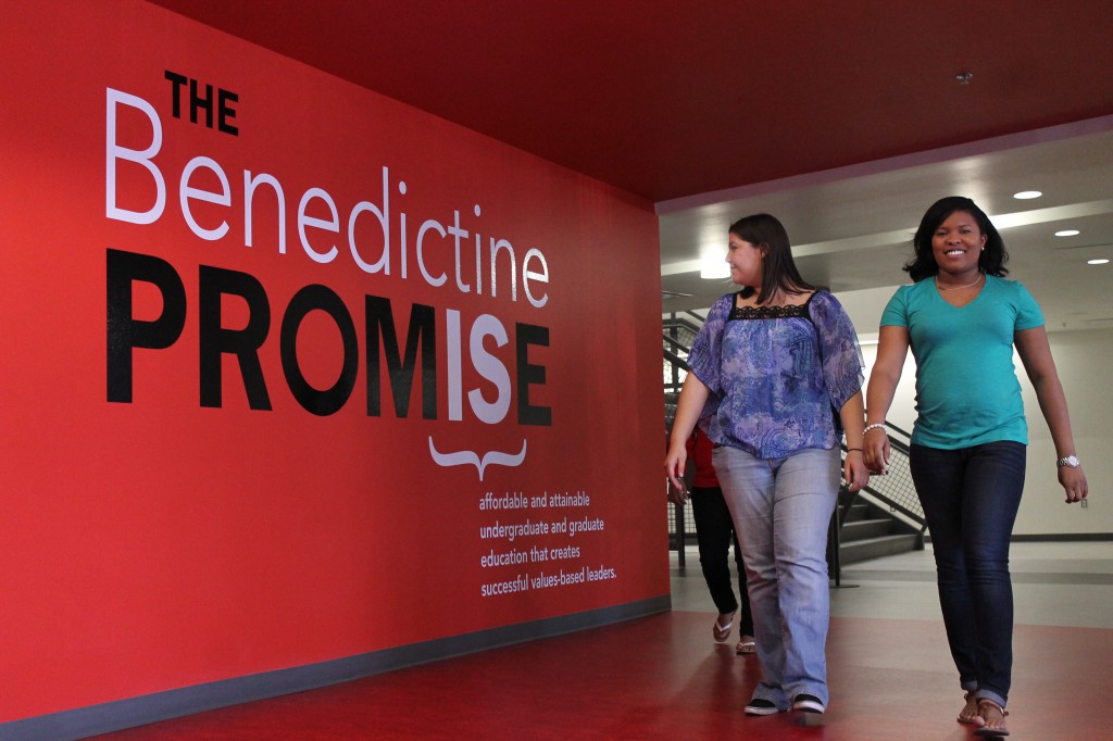 A new Benedictine Promise Award delivers on Benedictine University's vow to make Catholic education affordable and available for students at its Mesa campus via a $10,000 scholarship. It's open to freshmen and sophomores who show academic progress to apply during their final semester. (Ambria Hammel/CATHOLIC SUN)  