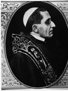 Pope Benedict XV is pictured in this image from L'Osservatore Romano's Fondo Giordani collection. He was elected pope less than six weeks after the outbreak of World War I — and almost immediately started campaigning against it. (CNS photo/L'Osservatore Romano)