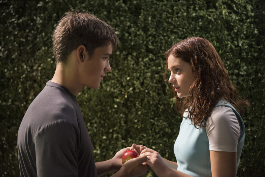 Brenton Thwaites and Odeya Rush star in "The Giver." 