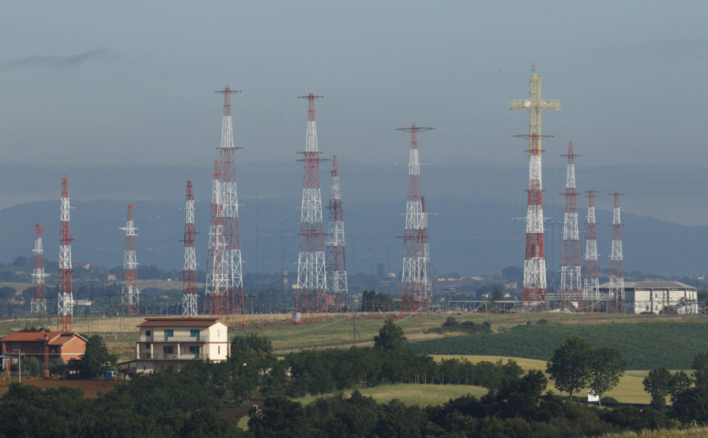 Vatican Radio's transmission center is seen in this 2011 file photo. Four men are trying to launch a Catholic radio station in Payson, Ariz. (CNS photo/Paul Haring)