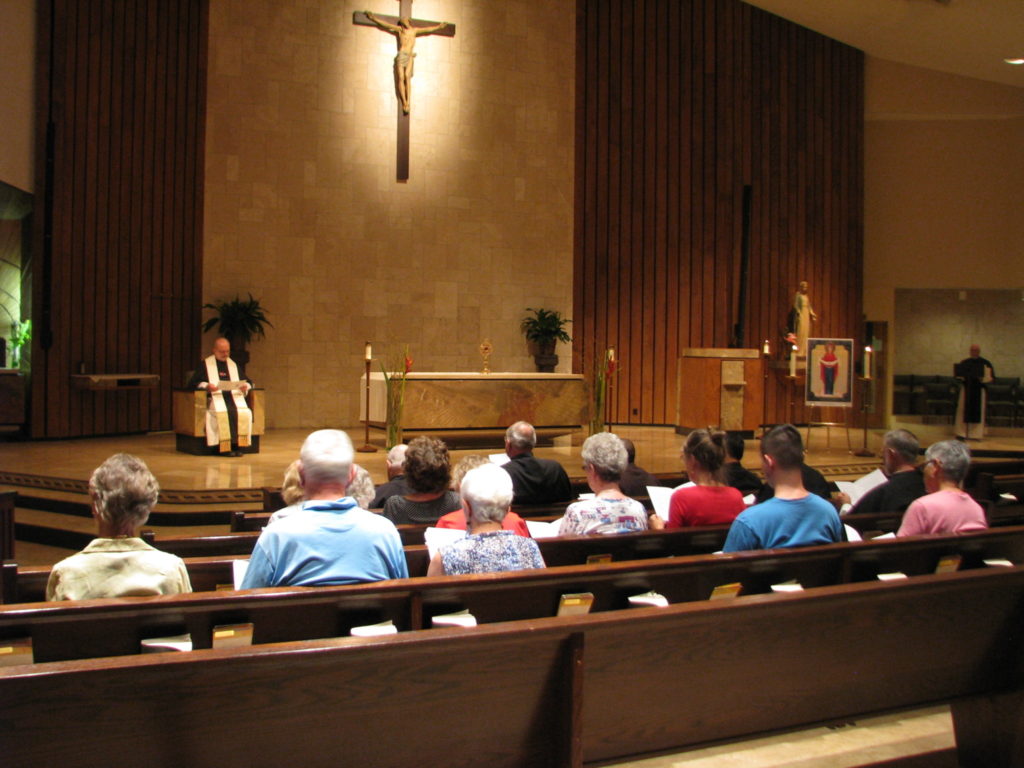 The Crosier community in Phoenix kicked off a nine-week novena Oct. 28 at St. Theresa Parish to pray (courtesy photo)