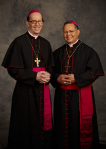 Bishop Thomas J. Olmsted and Auxiliary Bishop Eduardo A. Nevares