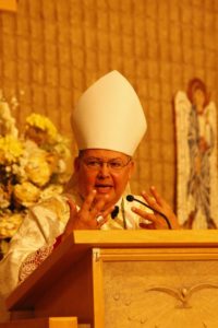Auxiliary Bishop Eduardo A. Nevares was the celebrant and homilist at a Nov. 23, 2014, Mass to inaugurate the "Year of Consecrated Life" at St. Mary Parish in Chandler.