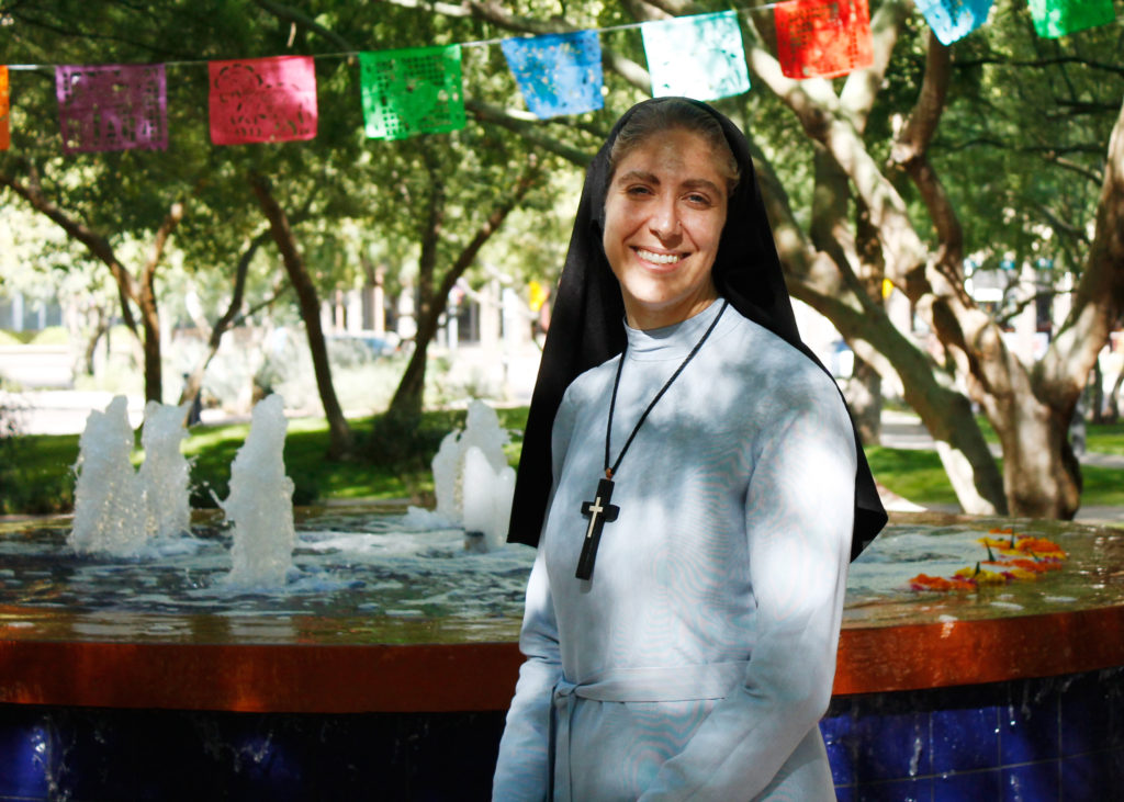 Sr. Anthony Mary Diago, RSM, pictured here outside of the Diocesan Pastoral Center Oct. 31, said she will spend the coming Year of Consecrated Life promoting vocations. (Joyce Coronel/CATHOLIC SUN)