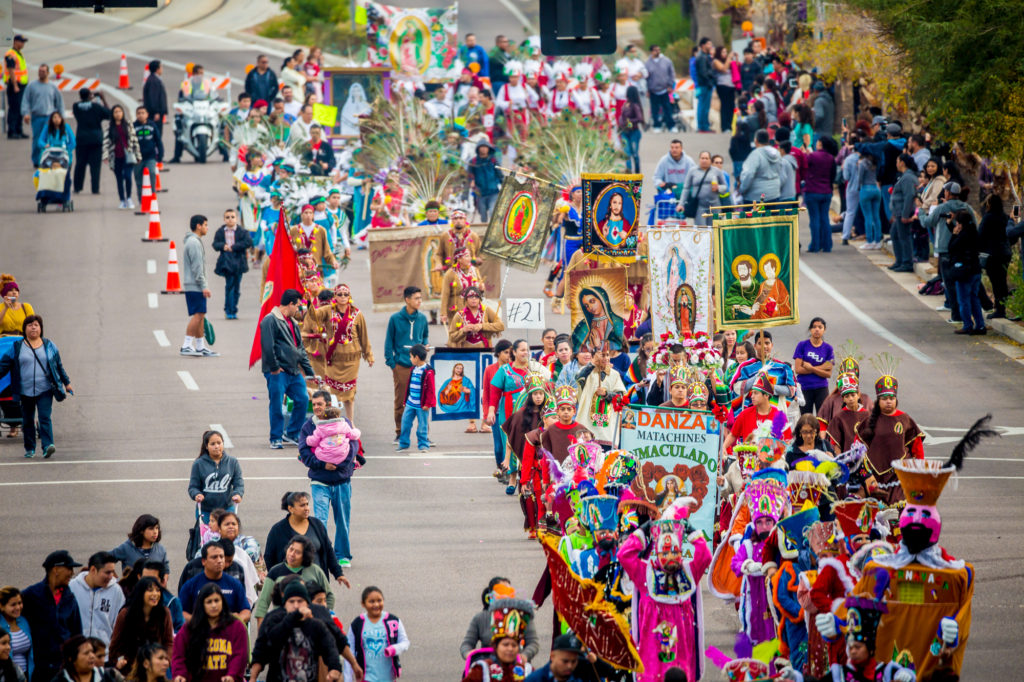 Thousands of people were drawn to the streets of downtown Phoenix Dec. 6 in our outpouring of love for Our Lady of Guadalupe at the annual Honor Your Mother event. (Billy Hardiman/CATHOLIC SUN)
