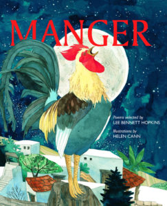 This is the cover of "Manger" poems selected by Lee Bennett Hopkins, illustrated by Helen Cann. The book is reviewed by Regina Lordan. (CNS) 