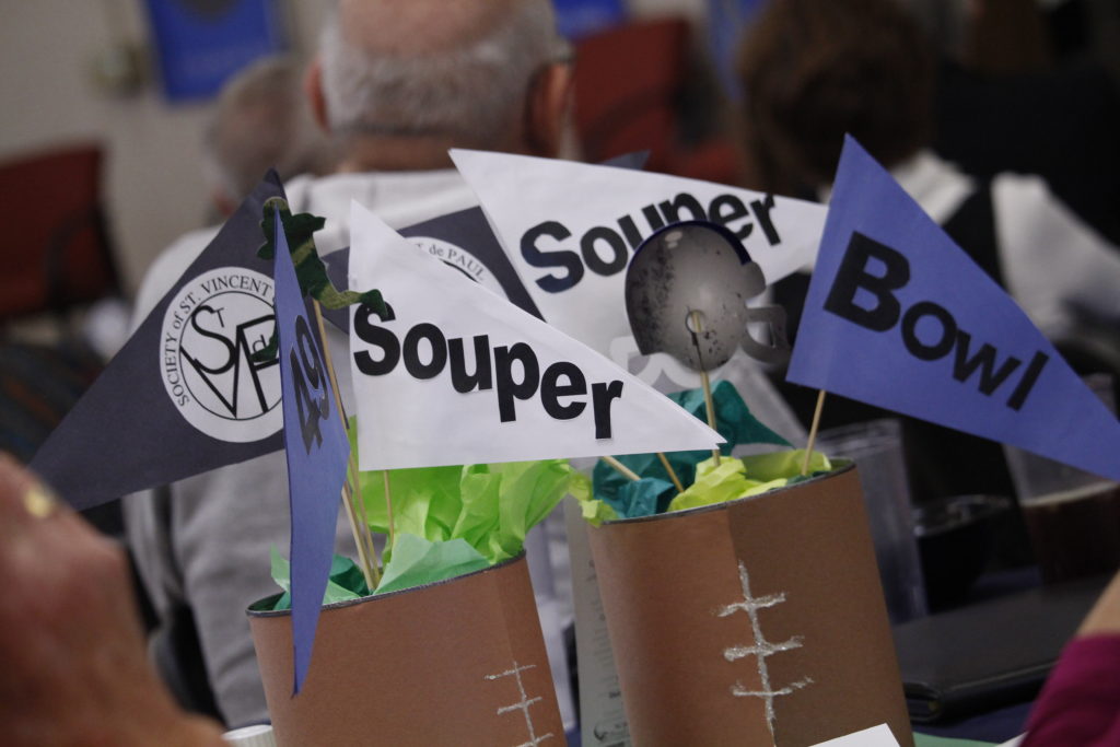 Local food banks and dining rooms, including St. Vincent de Paul, hope Arizonans support the Souper Bowl of Caring effort designed to raise funds and food to feed those in need. St. Vincent de Paul hosted a kickoff luncheon Jan. 14. (Ambria Hammel/CATHOLIC SUN)