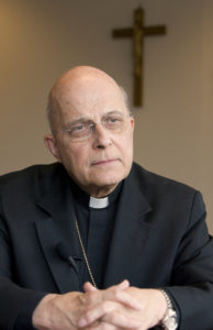 Cardinal Francis E. George of Chicago, then president of the U.S. Conference of Catholic Bishops, poses for photo in 2010. Cardinal George, 78, died April 17 after a long battle with cancer. 
