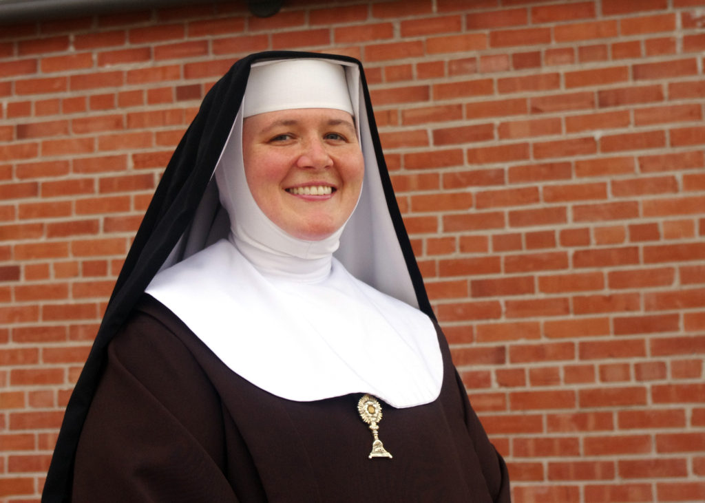 Sr. Mary Fidelis, PCPA discovered her vocation to the religious life while she was a teenager. The decision to become a nun “was the most natural response” to Christ’s complete giving of Himself in the Eucharist, she told The Catholic Sun. (Joyce Coronel/CATHOLIC SUN)