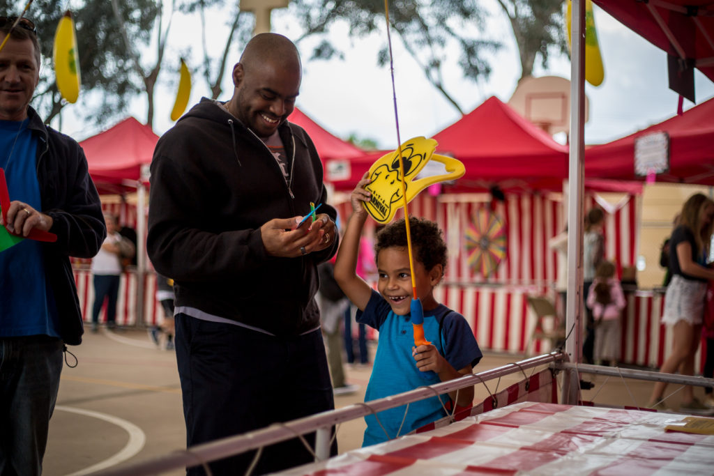 St. Thomas the Apostle held its annual spring carnival, which included attractions for all ages on Feb. 28, 2015. (Billy Hardiman/CATHOLIC SUN)