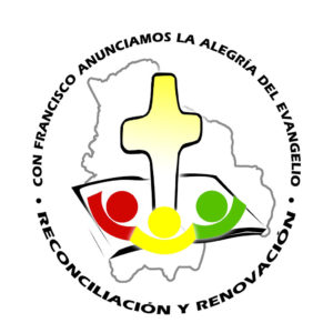 This is the official logo for the July 8-10 visit of Pope Francis to Bolivia. (CNS photo) 