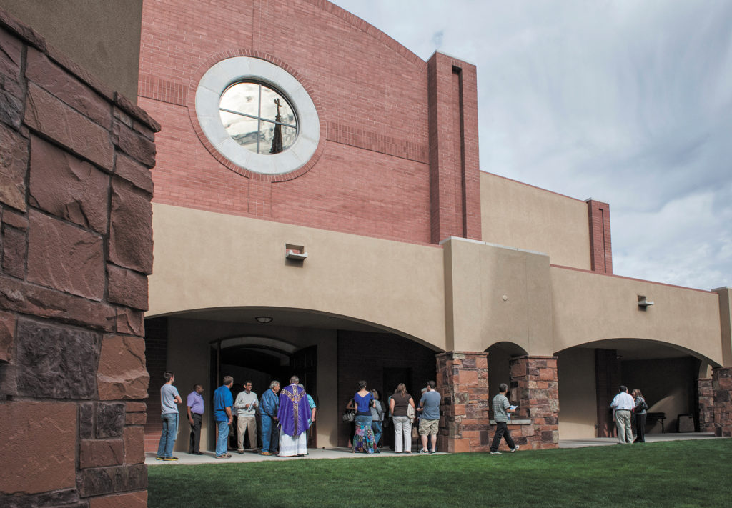 The All Saints Newman Center has been serving Arizona State University’s Catholic community since 1960 and offers a mix of faith, fun, friendship and formation. Pictured here is the new chapel built in 2013 and dedicated in 2015. (File Photo/CATHOLIC SUN)