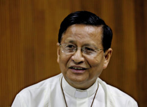 Cardinal Charles Bo of Yangon, Myanmar, pictured in an early January photo, has become increasingly outspoken as the Nov. 8 election approaches and has urged the nation to embrace religious diversity. (CNS photo/Lynn Bo Bo, EPA) 