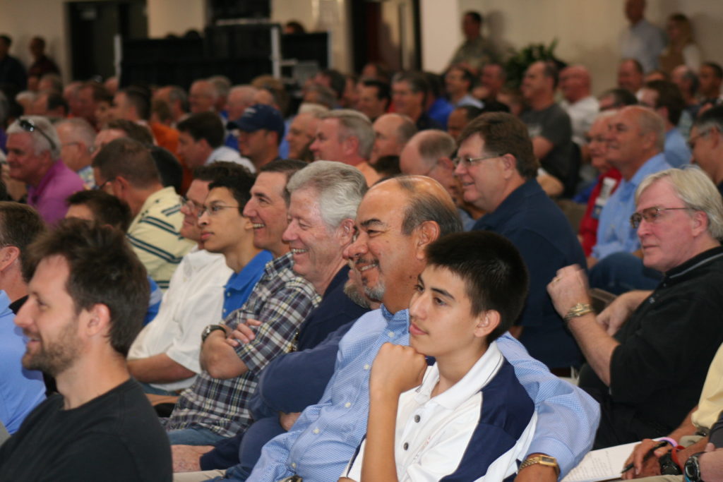 Participants at last year’s men’s conference enjoyed a day of fellowship. (CATHOLIC SUN File photo)