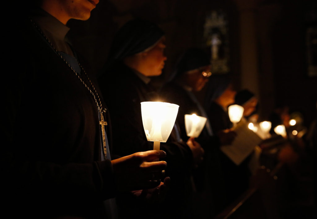 Mass marking the end of the Year of Consecrated Life, St. Mary's Basilica in Phoenix, Feb. 1. (Nancy Wiechec/CATHOLIC SUN)