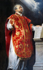 St. Ignatius of Loyola (1491-1556), founder of the Jesuits. Painting by Peter Paul Rubens, c. 1620. (Public Domain)