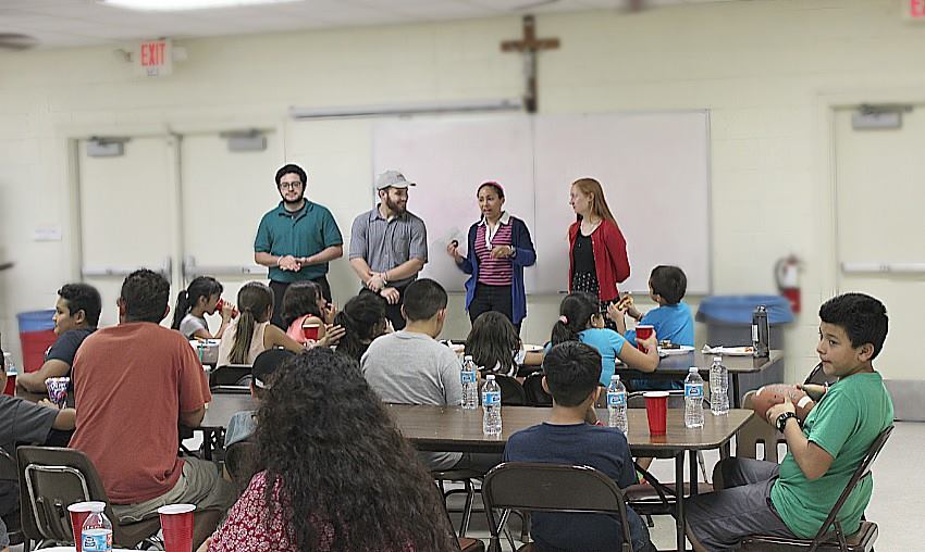 week-long Totus Tuus Camp at Sacred Heart Parish in Phoenix that wrapped up June 4. (photo courtesy of Atri Zen)