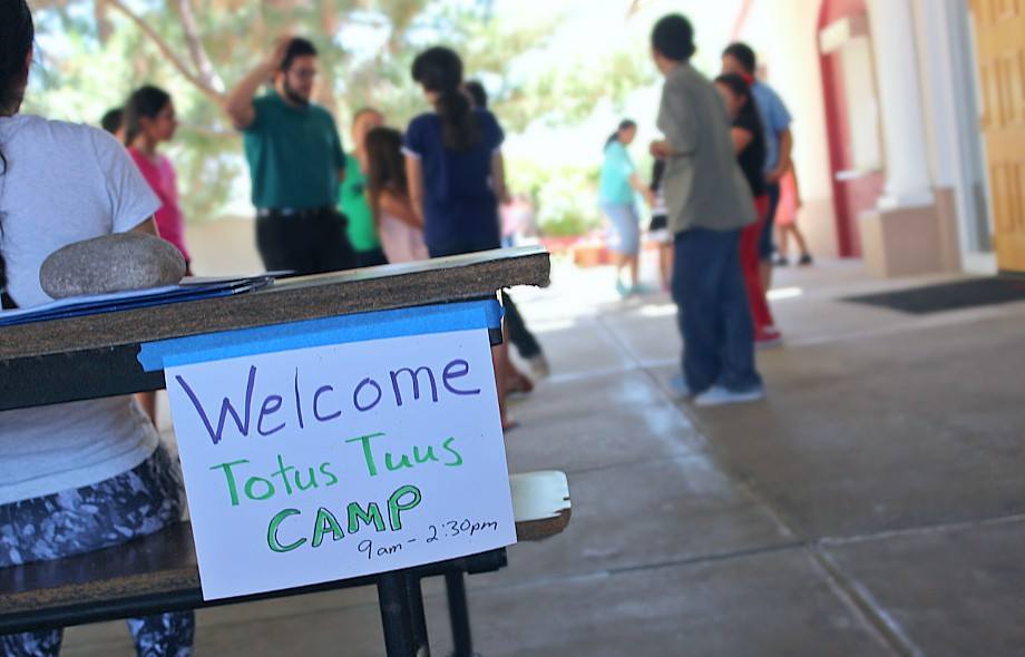  week-long Totus Tuus Camp at Sacred Heart Parish in Phoenix that wrapped up June 4. (photo courtesy of Atri Zen)