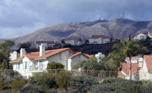 General view of homes affected by a mountain gas leak in Porter Ranch, Calif., Jan. 7. For all the attention Pope Francis' encyclical "Laudato Si', on Care for Our Common Home" has gained, little has been made of the connection among Catholic tradition, the natural world and science that the document addresses. (CNS photo/Mike Nelson, EPA) 