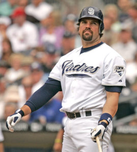 Mike Piazza is seen in San Diego in this 2006 file photo. The superstar catcher gave credit to his Catholic faith for his success during his acceptance speech at his induction July 24 into the National Baseball Hall of Fame at Cooperstown, N.Y. (CNS photo/Jack Smith, EPA)