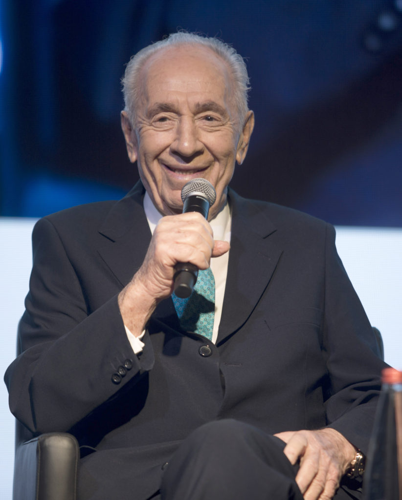 Former Israeli President Shimon Peres is pictured in a 2014 photo. Peres, who dedicated himself to the work of achieving peace during the last years of his life, died Sept. 28 at age 93. (CNS photo/Abir Sultan, EPA)