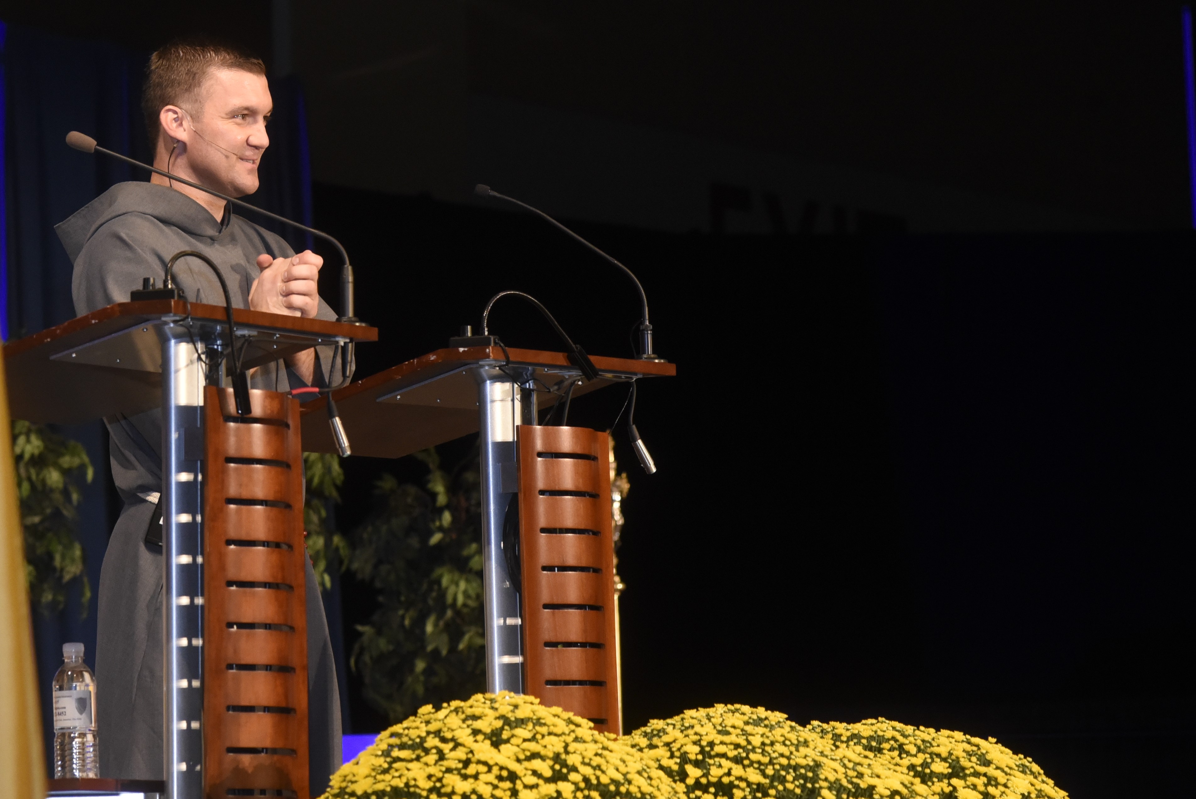 Fr. Ignatius Mazanowski, FHS, delivered the keynote address at the Arizona Rosary Celebration Oct. 23. (Photo courtesy of Catholic Media Ministry)