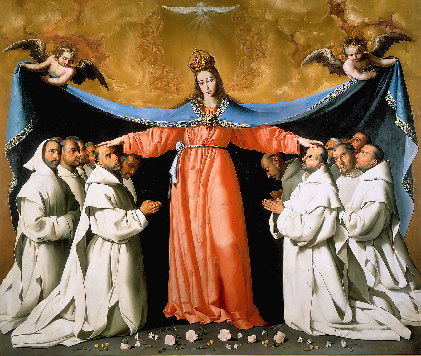 "La Virgen de las Cuevas," painted by Francisco de Zurbarán (1598-1664) between 1644-1655. Mary is being honored under the title "Our Lady of Mercy" at this year's Arizona Rosary Celebration Oct. 23. (Public Domain)