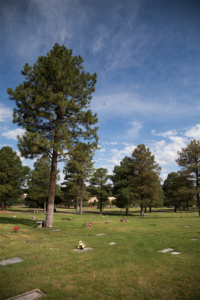 Some of the 20 acres that makes up Calvary Catholic Cemetery in Flagstaff is seen in this undated photo. (Courtesy photo/Calvary Catholic Cemetery)