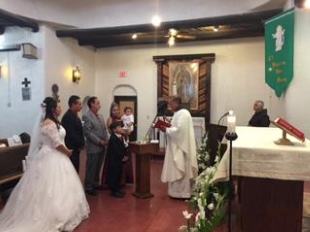 A recent wedding at Our Lady of Guadalupe Parish in Guadalupe (courtesy photo)