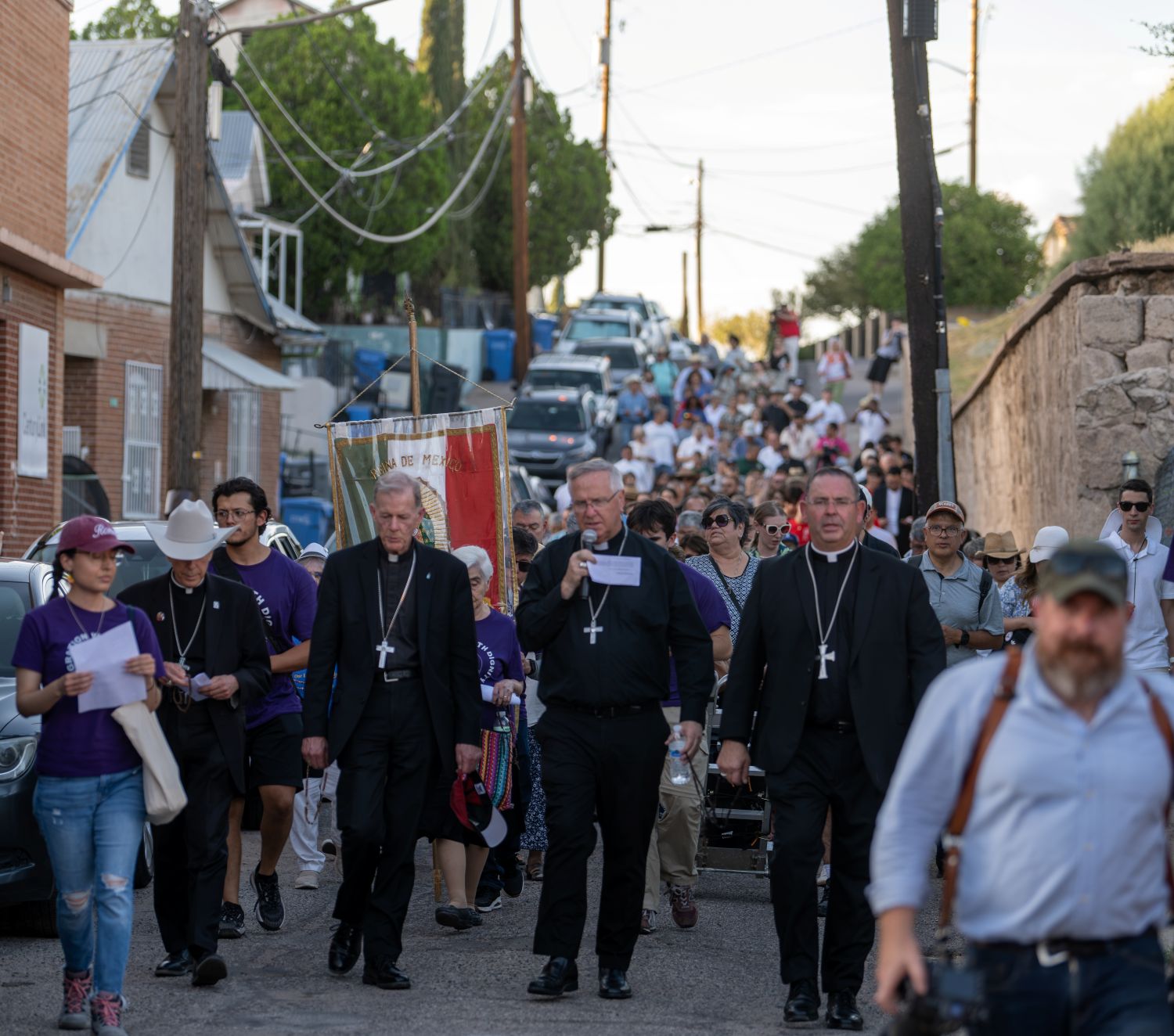 Bishop Dolan joins brother bishops in border Mass, rosary and procession in solidarity with migrants