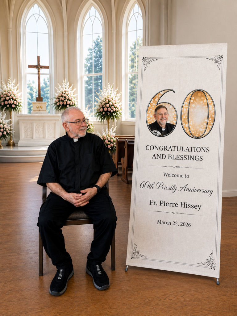 Boyhood desire to serve in church yields 60 years of priesthood for Fr. Pierre Hissey